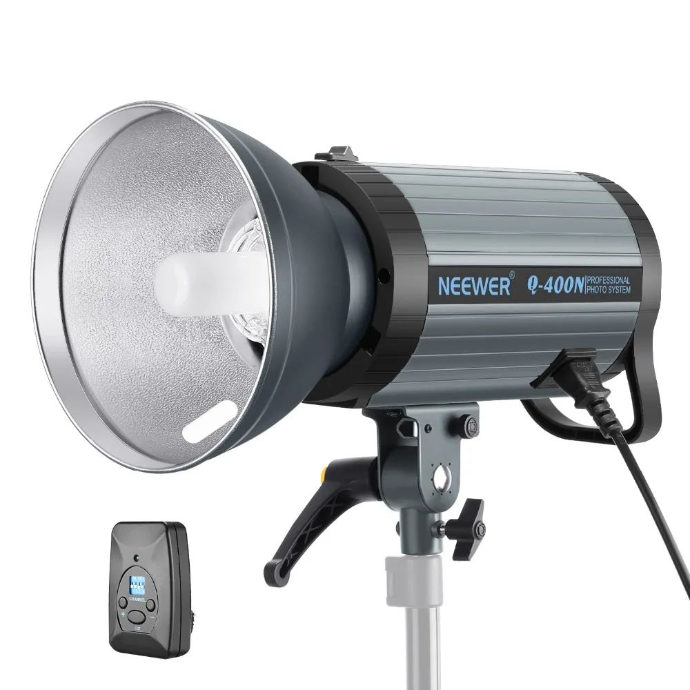 US $119.99 Neewer 400W GN65 Studio Flash Strobe Light Monolight With 24G Wireless Trigger And Modeling Lamp Recycle In 00105 Sec