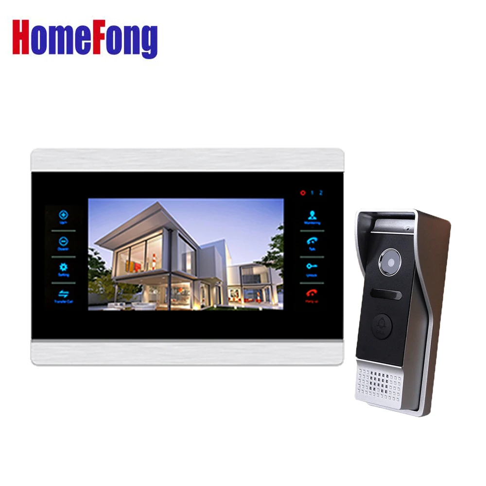 

Homefong 10 Inch Video Door Phone Doorbell Intercom System 720P AHD HD Recording Voice Messgae Motion Detection