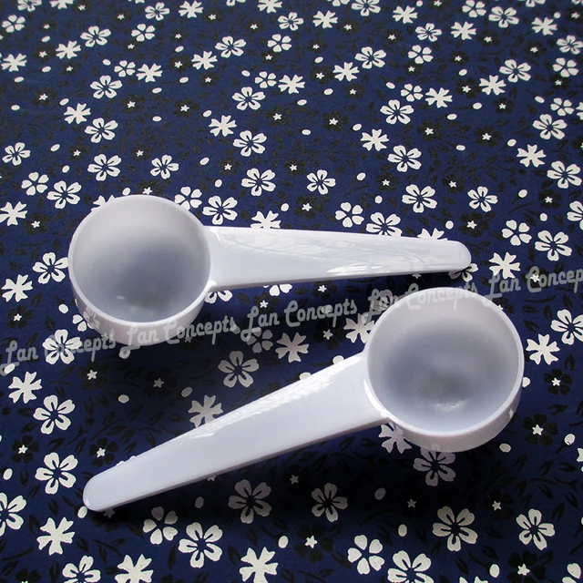 5g / 10ML Plastic Measuring Scoop Food Grade 5 gram PP Flat Spoon for