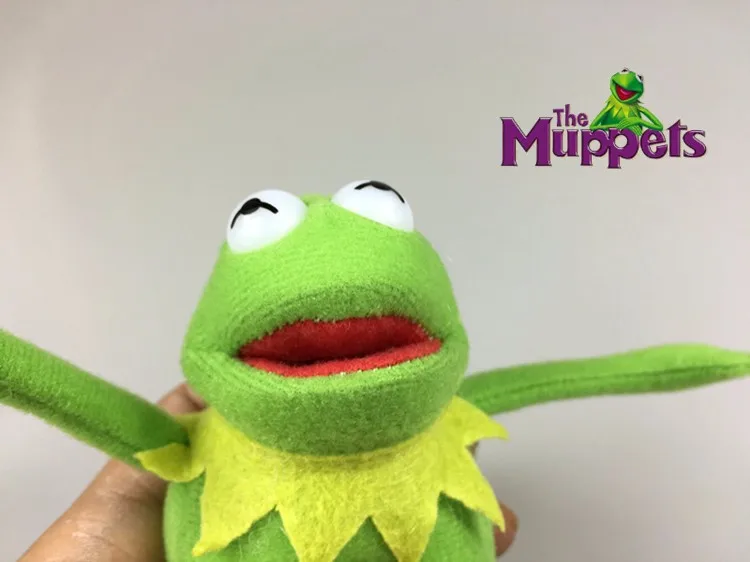 Улица Сезам Muppets Кермит Лягушка милый 15 см Плюшевые игрушки мультфильм мягкие куклы брелок кулон детский подарок