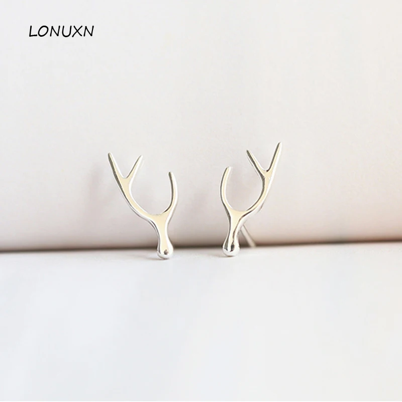 Серьги гвоздики ручной работы из серебра 1 4 пробы 0 6*925 см|fashion stud earrings|stud earringsgirls