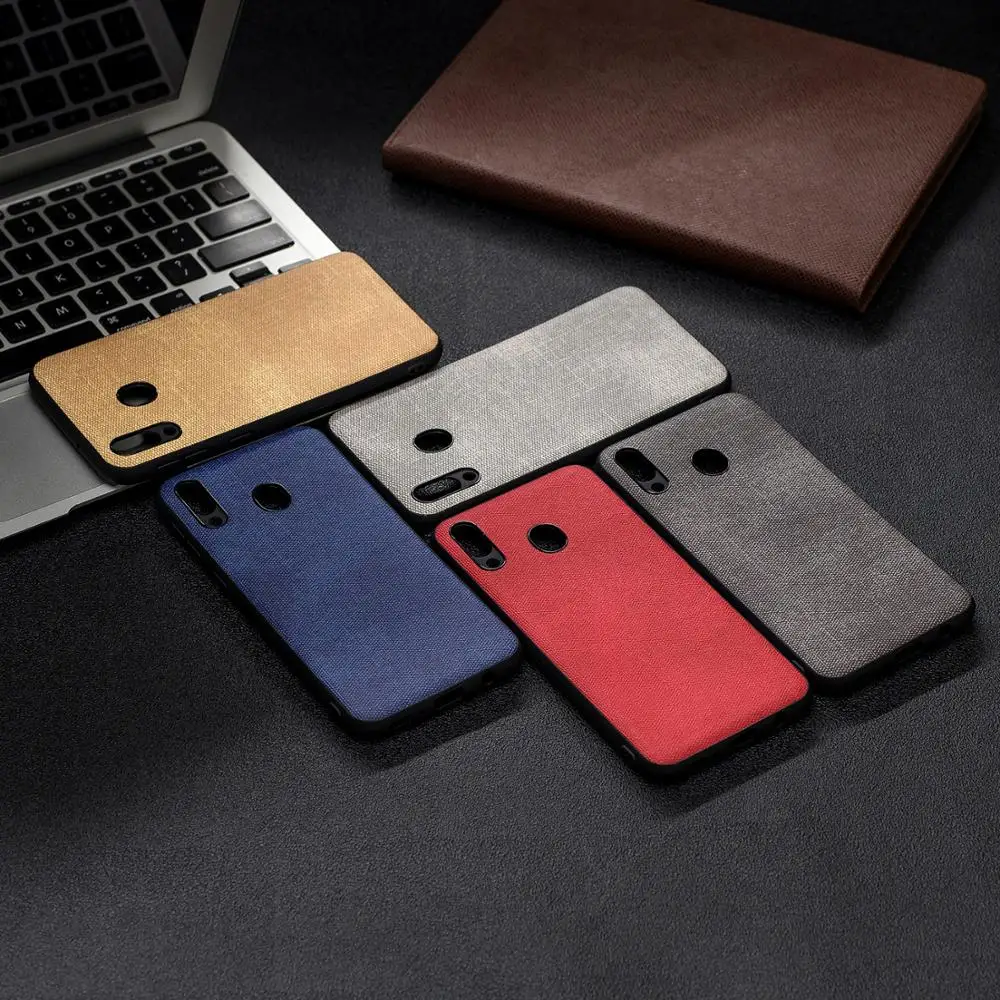 

luxury soft denim and TPU 2 in 1 cases For samsung M10 M20 M30 Case touch feeling back cover For samsung J4 2018 J6 plus J4prime
