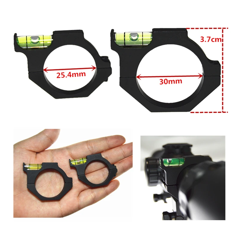 

Tactical Rifle/Airgun Spirit Level Riflescope Bubble level for 1" or 30mm Hunting Gun Scope Tube in Scope Mounts accessories