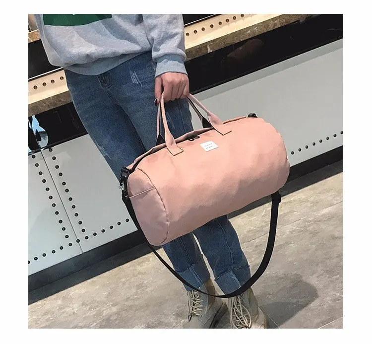 Модная женская Дорожная сумка на плечо Большая вместительная полотняная спортивная сумка 2018 мужские и женские дорожные сумки Bolsa De Viagem