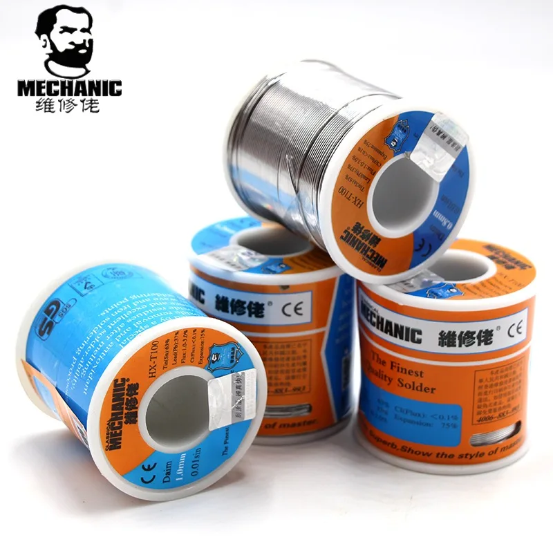 

Free Shipping 63/37 Tin Lead Diameter Rosin Core Flux Solder Wire Reel Welding Soldering Welding repairs essential