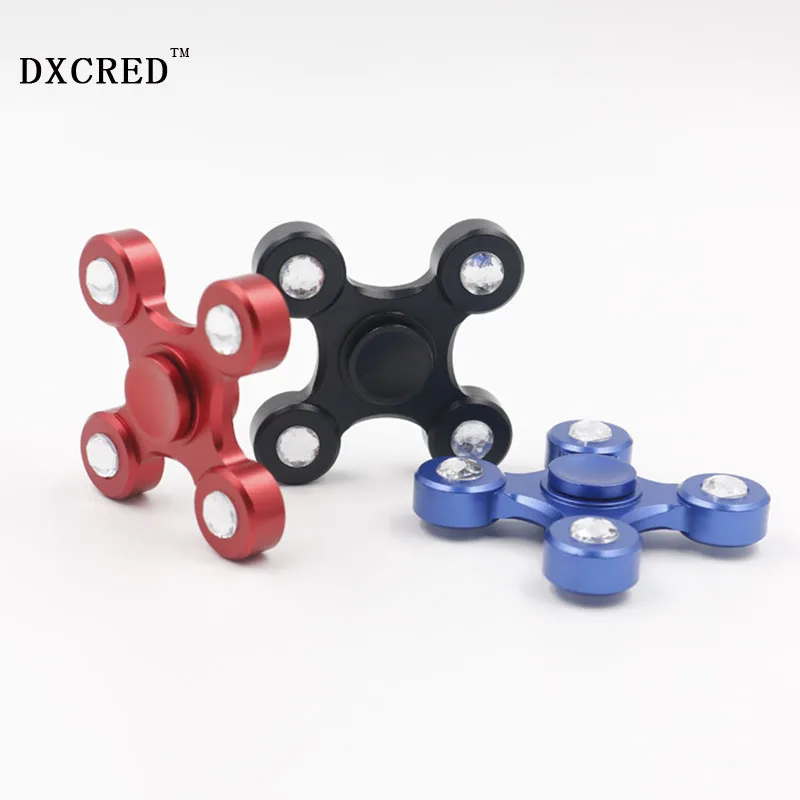 Hoge Kwaliteit Metalen Fidget Spinner Spinner EDC Mão Tol Rotatie Lange Tijd Anti Stress Speelgoed