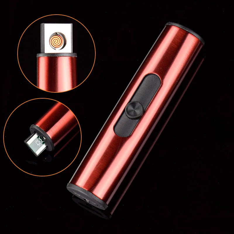 Мини USB зарядка зажигалки портативная сигарета Электронная Зажигалка