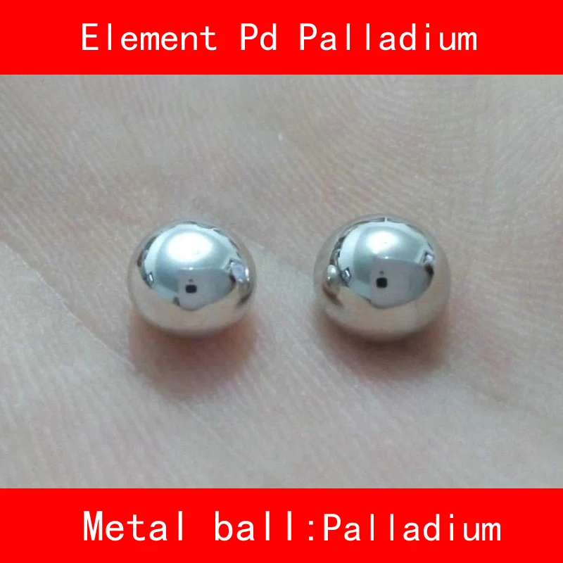 

Pure 99.99% Pd Palladium Ball Table of Rare Earth Metal Elements for Research lab Collection