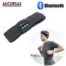10 шт. Беспроводной Bluetooth наушники Шапки спортивные Йога танец Байкер ленты для волос впитывает пот повязка встроенный Колонки и микрофоном