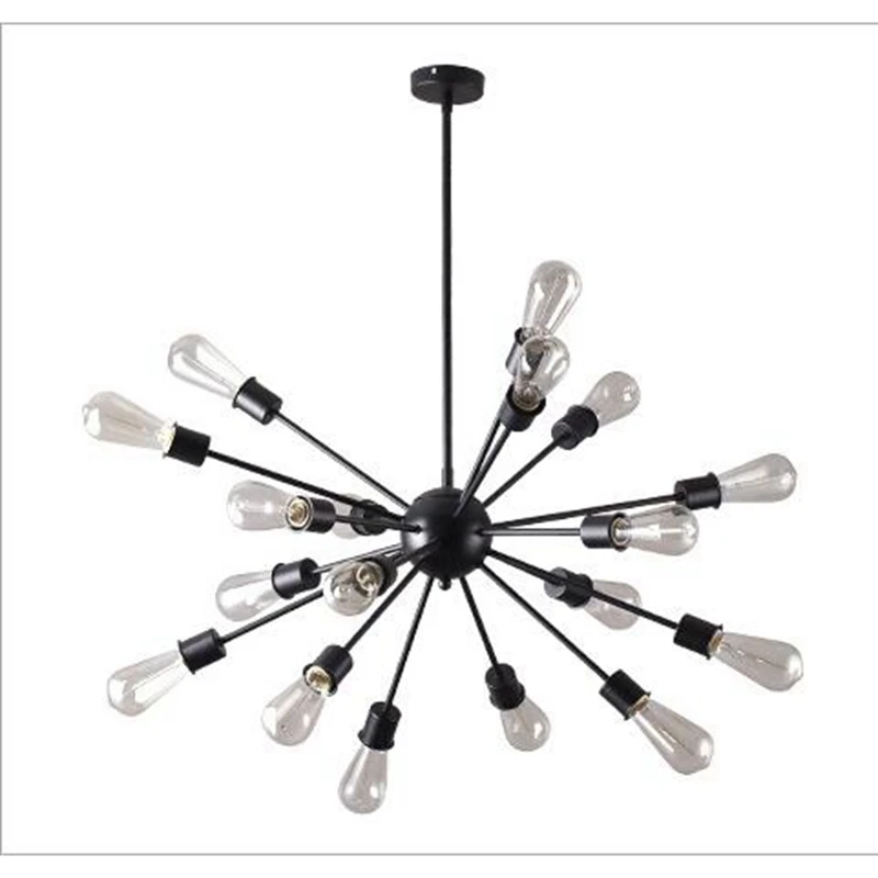 

Loft Modern Pendant Light Iron Minimalist Satellite LED Vintage Hanging Lamp Lighting Fixture for Study Living Room Shop Bar
