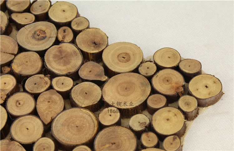 Эвкалипта маленький круглый деревянный WMM0004 щитка плитки стены спальни плитка древний лес мозаичные панно сетки бэк-пол