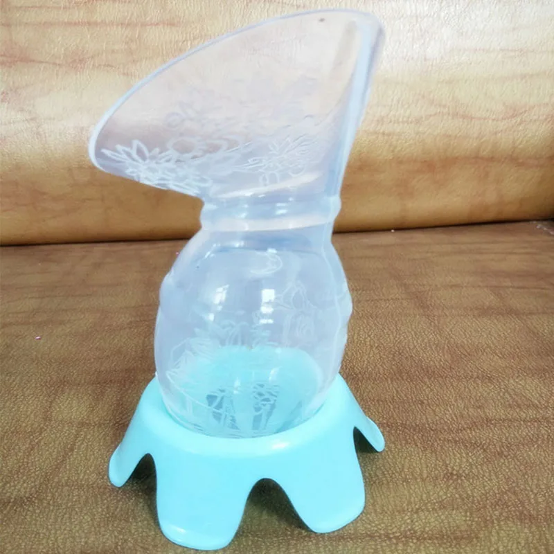 Детские Кормление ручной молокоотсос партнер груди коллектор Автоматическая коррекция грудного молока силиконовые насосы PP BPA бесплатно