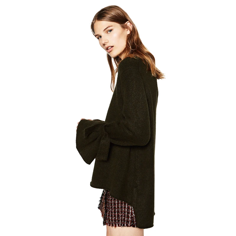 HYH HAOYIHUI Fashion Women Sweaters Solid Green Long Sleeve Crew Neck Knitted Pullover Elegant Basic Brief Jumper Winter Casual HYH HAOYIHUI Fashion Women Sweaters Solid Green Long Sleeve Crew Neck Knitted Pullover Elegant Basic Brief Jumper Winter Casual