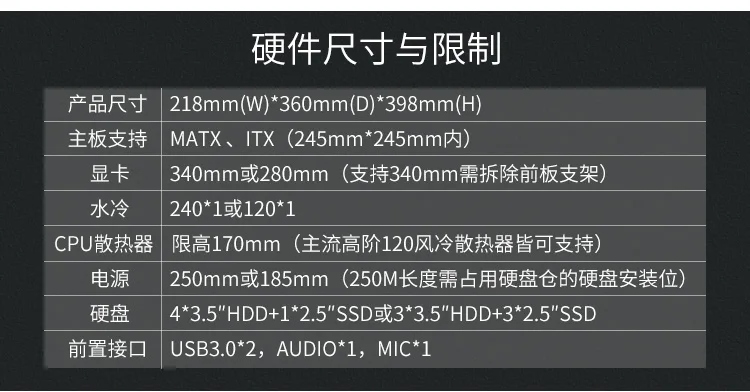 Jonsbo C3-PLUS(поддерживает материнскую плату M-ATX/весь алюминиевый корпус/5,0 толщина боковой панели из закаленного стекла/длинная видеокарта