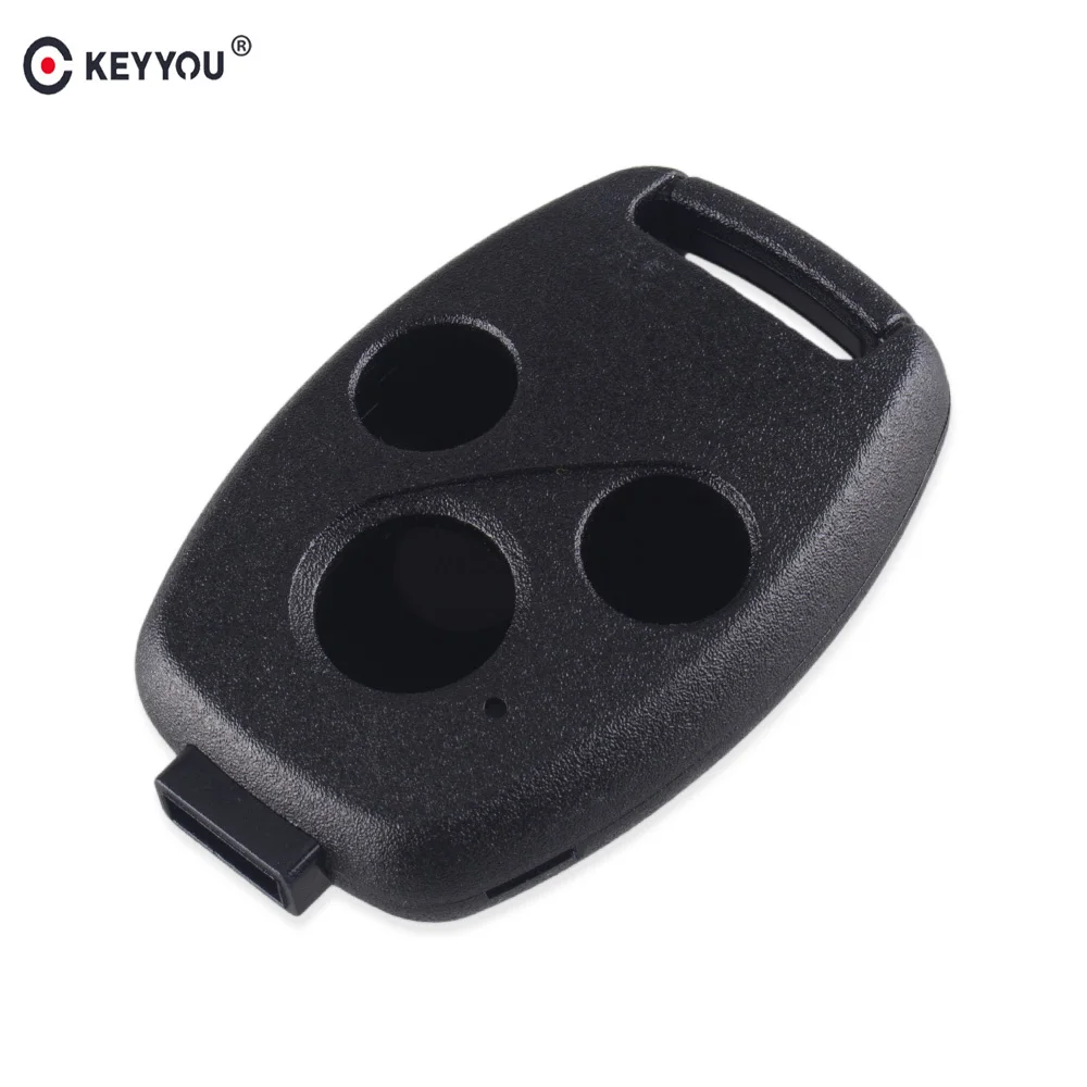 

KEYYOU 3 Buttons Car Remote Key Shell Case Cover Fob For Honda Accord Civic CRV Pilot 2007 2008 2009 2010 2011 2012 2013