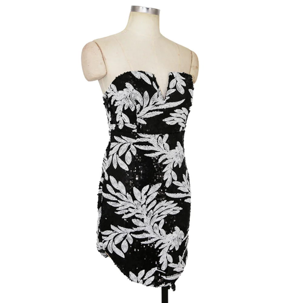 bandeau sequin dress 2175 (20)