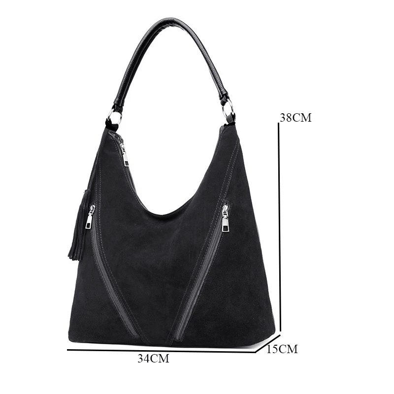 Женская сумка, брендовые сумки из замши, высокое качество, сумка-мессенджер, женская модная роскошная сумка через плечо, женская сумка с кисточками, новинка