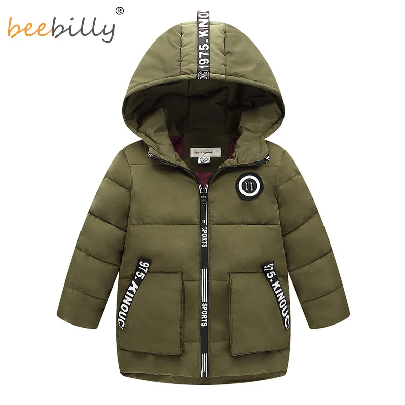 

2018 Boys Jackets Children Coat Autumn Winter Jacket Kids Outerwear Coats for Boys Clothes Hooded Cotton Clothing Boys Parkas