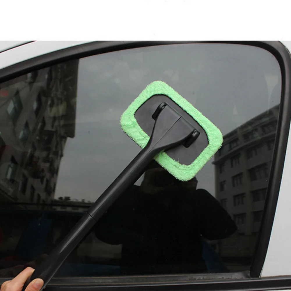 Microfiber Long Handle Cleaning Brush For Glass Window Car Windshield Cleaner Cloth Washable Portable Tools|Чистящие щетки| |