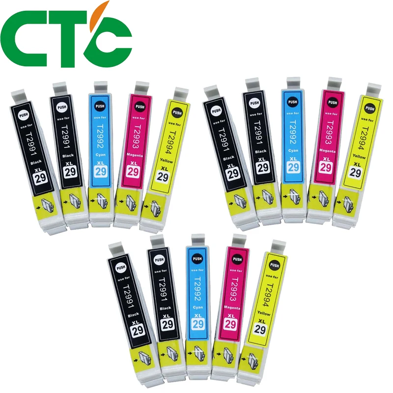 

15 PCS T2991 29xl Ink Cartridge Compatible for INK XP-235 XP-332 XP-335 X-P432 XP-435 XP-247 XP-442 XP-342 XP-345
