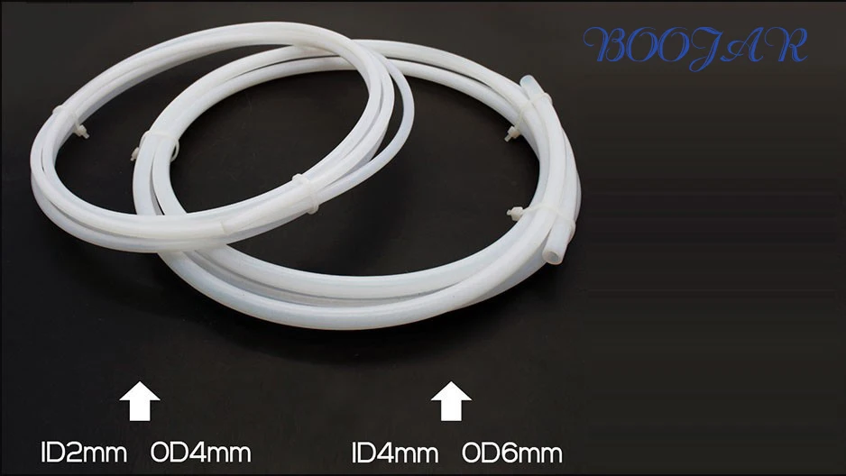 

1Meter PTFE Tube Teflon PiPe for J-head hotend Bowden Extrude 1.75mm filament ID 2mm OD 4mm ID 4mm OD 6mm For 3D printer parts
