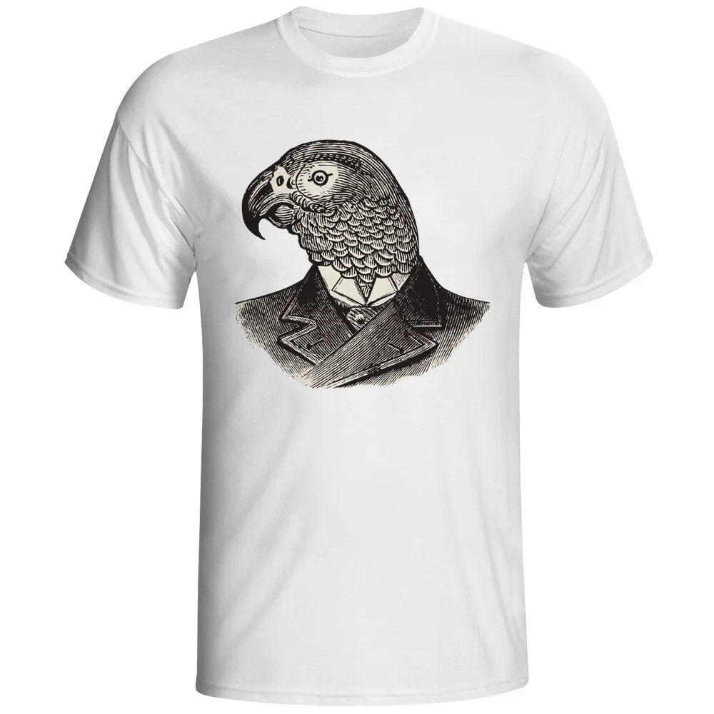 Sketsa Pria Kelinci Elang Hewan Memimpin Cat 3d Dicetak T Shirt Pria