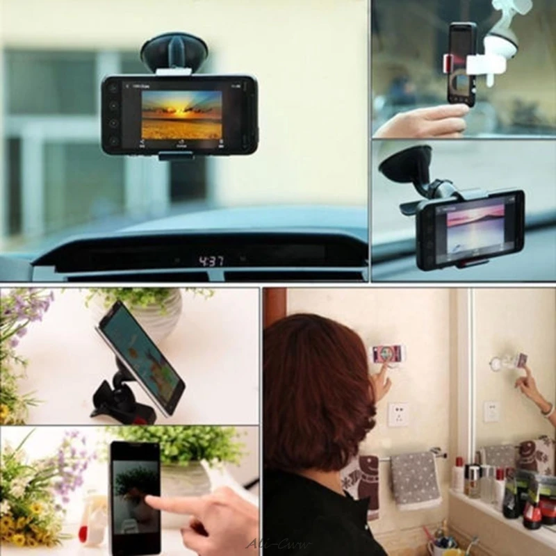 360 градусов вращающийся держатель на лобовое стекло авто крепление подставка для планшета ПК мобильный сотовый телефон gps