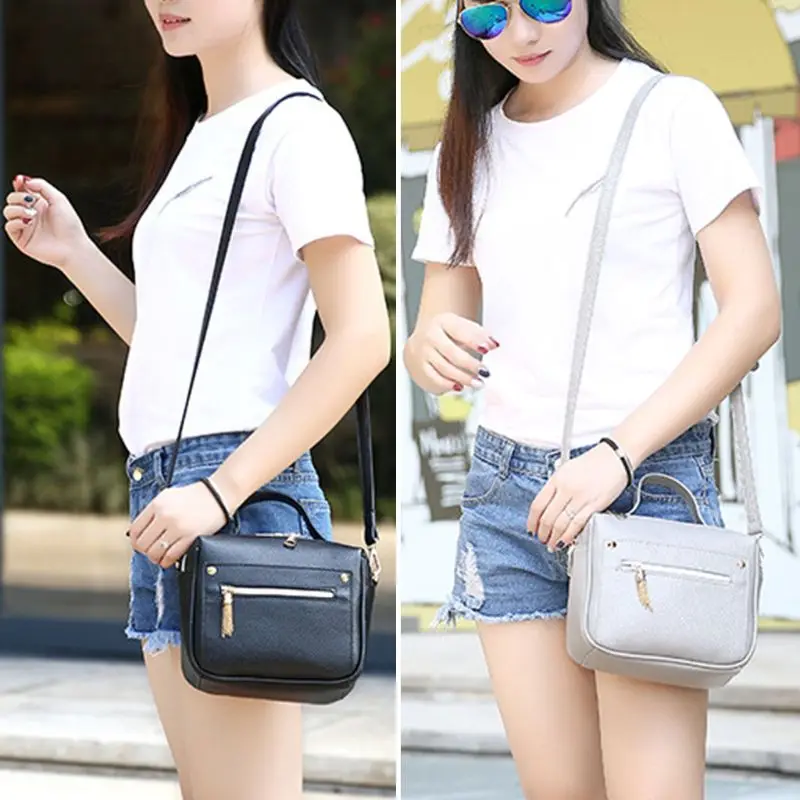 

New PU Leather Women Messenger Hobo Crossbody BagsFashion Handbag Shoulder Bags Satchel Tote