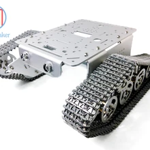 T300 все металлические бак, металлические дорожки, Алюминий сплав умный Танк шасси с манипулятора интерфейс, для DIY, робот исследование проекта