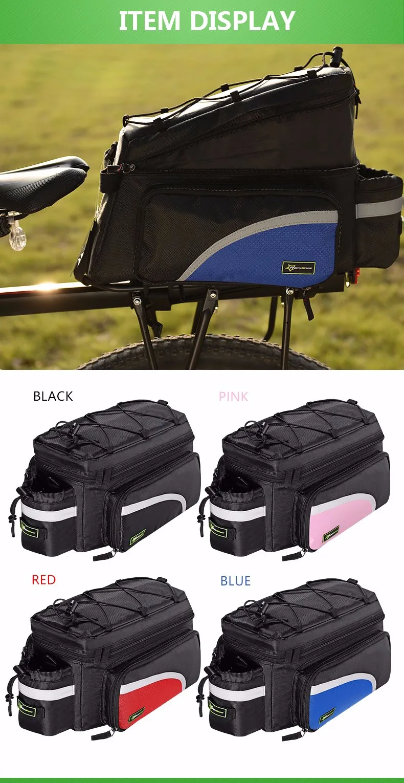 Flash Deal ROCKBROS Larger Capacity With Rain Cover Mountain Bike Bicycle Bicicleta Bag Rear Carrier Bags Rear Pack Trunk Pannier Package 5 Flash Deal ROCKBROS Larger Capacity With Rain Cover Mountain Bike Bicycle Bicicleta Bag Rear Carrier Bags Rear Pack Trunk Pannier Package 5