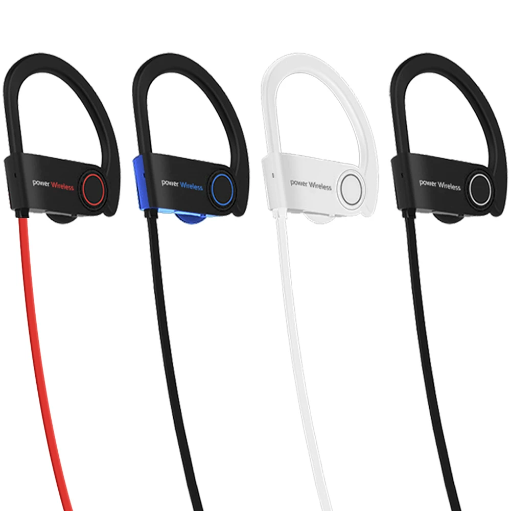 E08 новейшие беспроводные Bluetooth наушники стерео шейные спортивные бас вкладыши