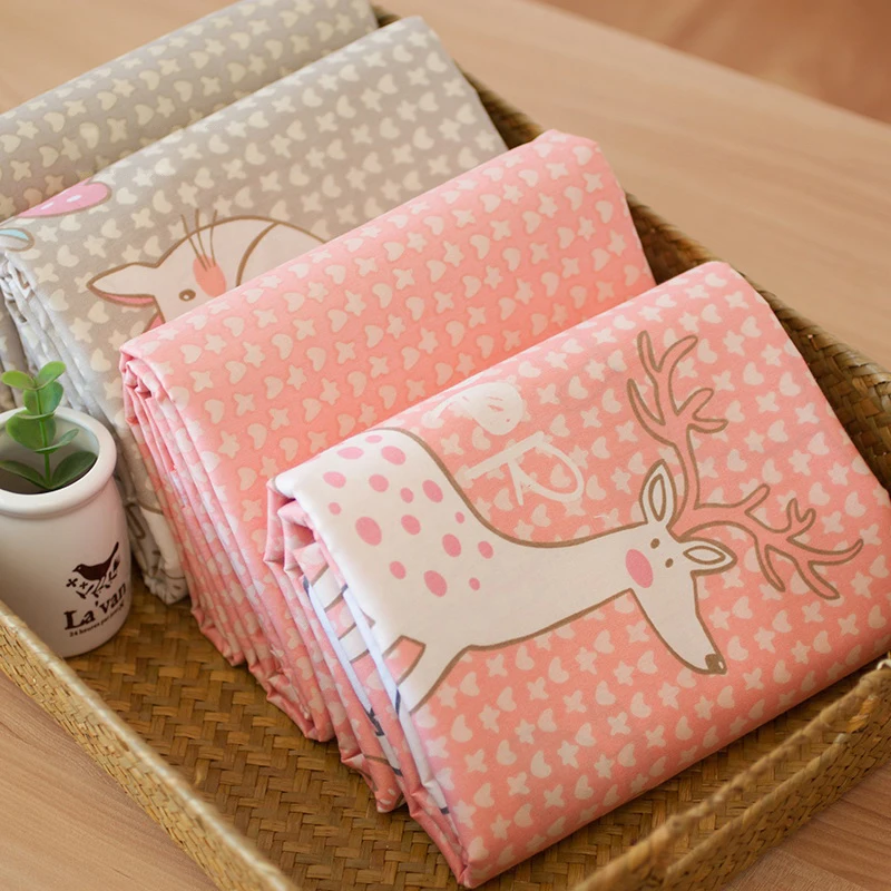 diy patchwork 40 50cm zoo deer rabbit fox cat sheep twill printed cotton fabric diy patchwork sewing baby diy patchwork 40 50cm zoo deer rabbit fox cat sheep twill printed cotton fabric diy patchwork sewing baby