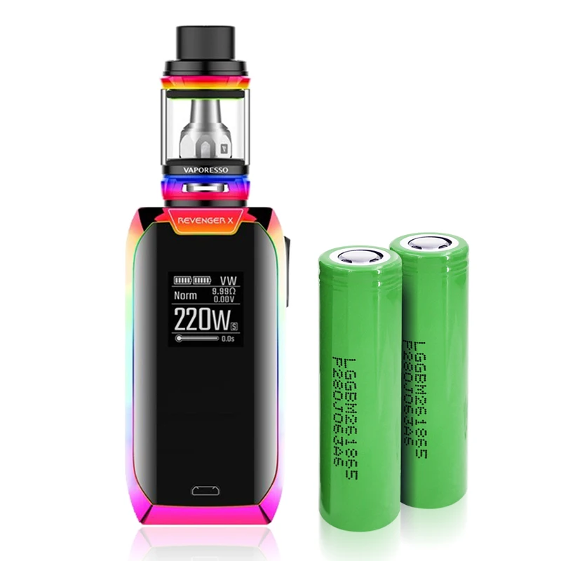 Original Vaporesso Revenger X Kit Rainbow with 220W Touch Button NRG