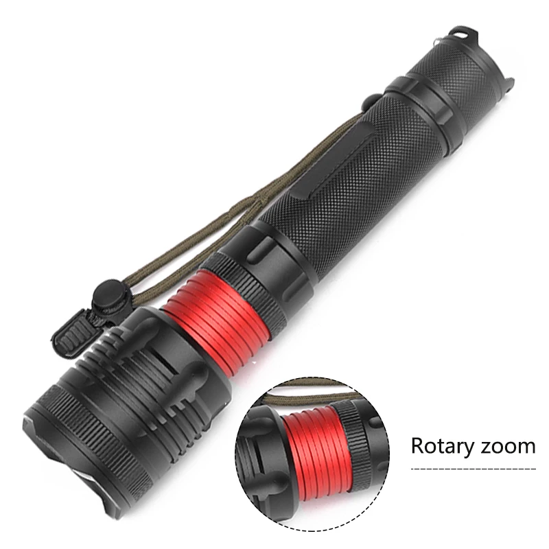 Litwod Z25P78 CREE XHP70.2 32 Вт Мощный зум-объектив тактический светодиодный фонарик 10000 мАч 26650 18650 батарея