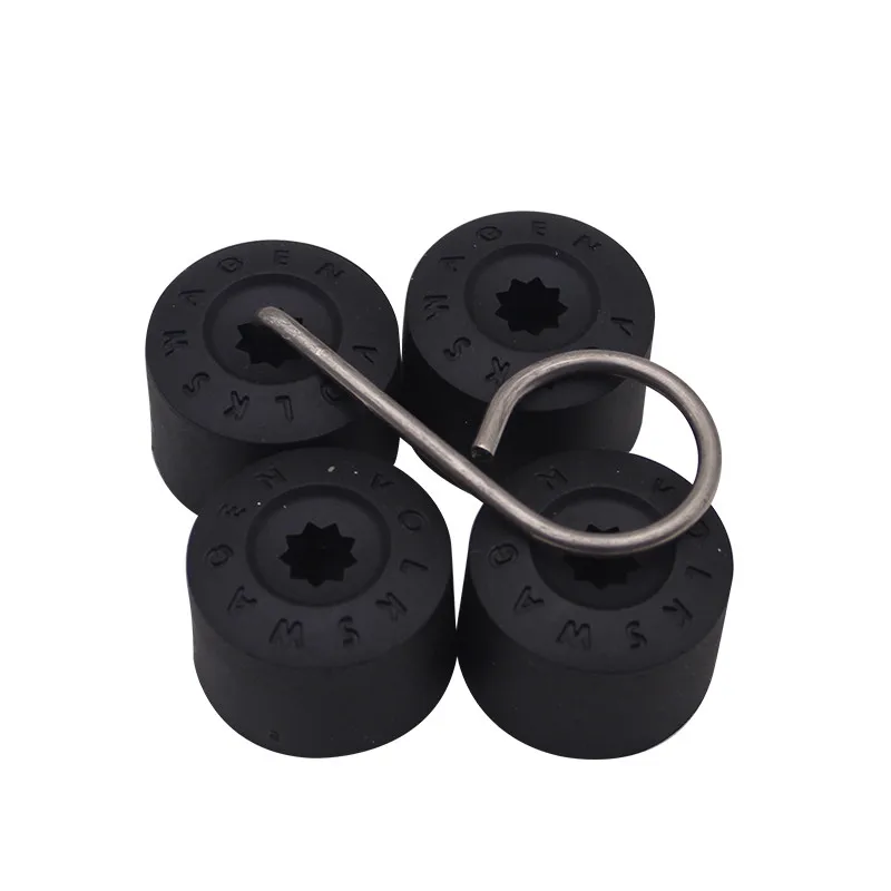 Steel Wheel Bolt & Lock Lug Nut Set With Key For Golf Bora Car Accessories wheel lug bolts car accessories auto accessories