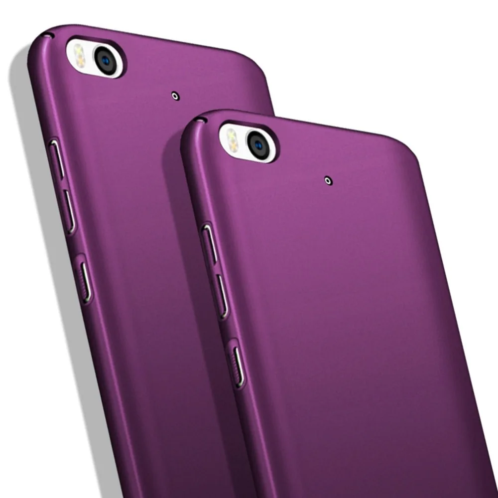 Для Xiaomi Mi5 чехол твердый матовый пластик ультра тонкий защитный корпус для Mi 5 Fundas