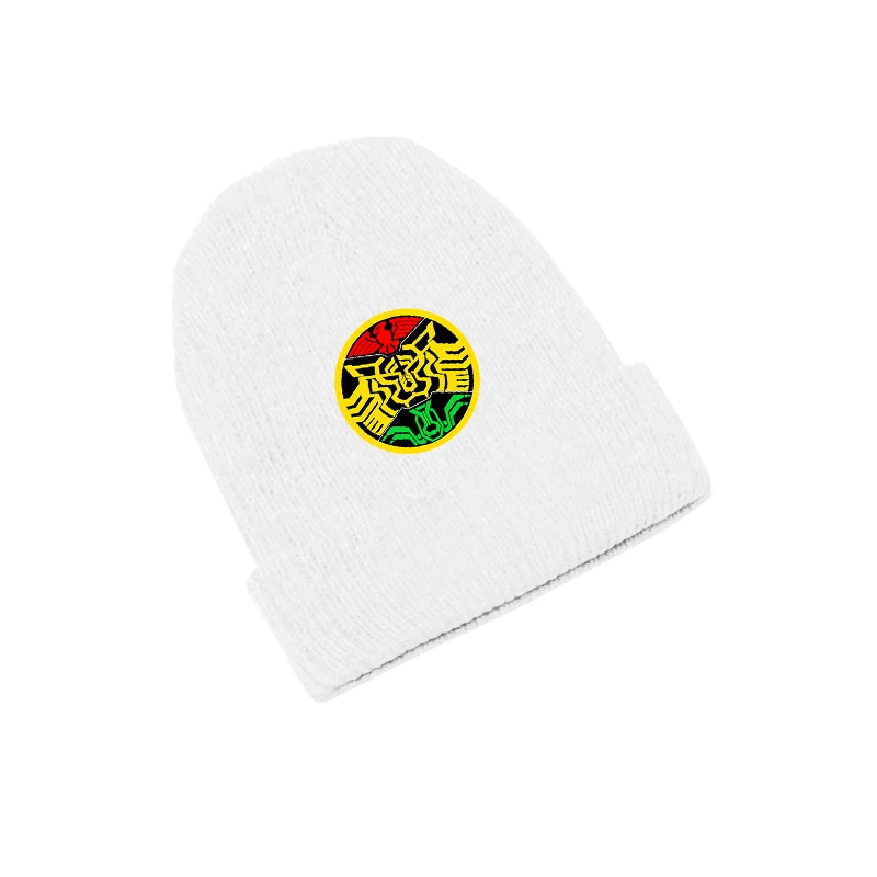 White Masked Rider Унисекс аниме в масках Kamen Rider Gaim Beanie эластичная хлопчатобумажная вязаная Лыжная Skullies Женская Хип-хоп мешковатая теплая зимняя шапка для косплея - Цвет: White Masked Rider