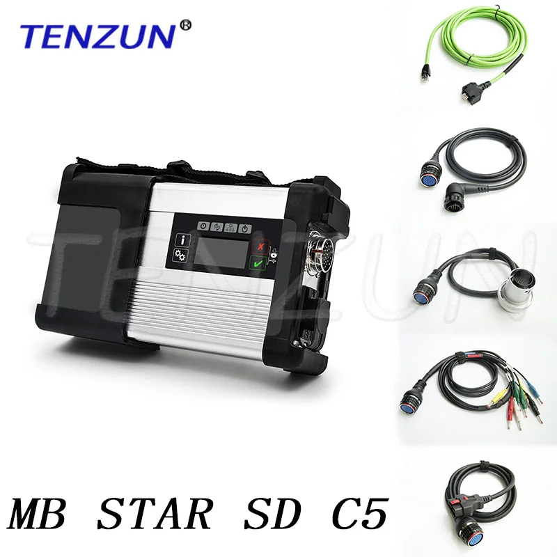 

TENZUN new generation V2019.07 softwares with Wifi MB Star C5 SD Connect Compact 5 for Cars and Trucks with VEDIAMO DTS MONACO