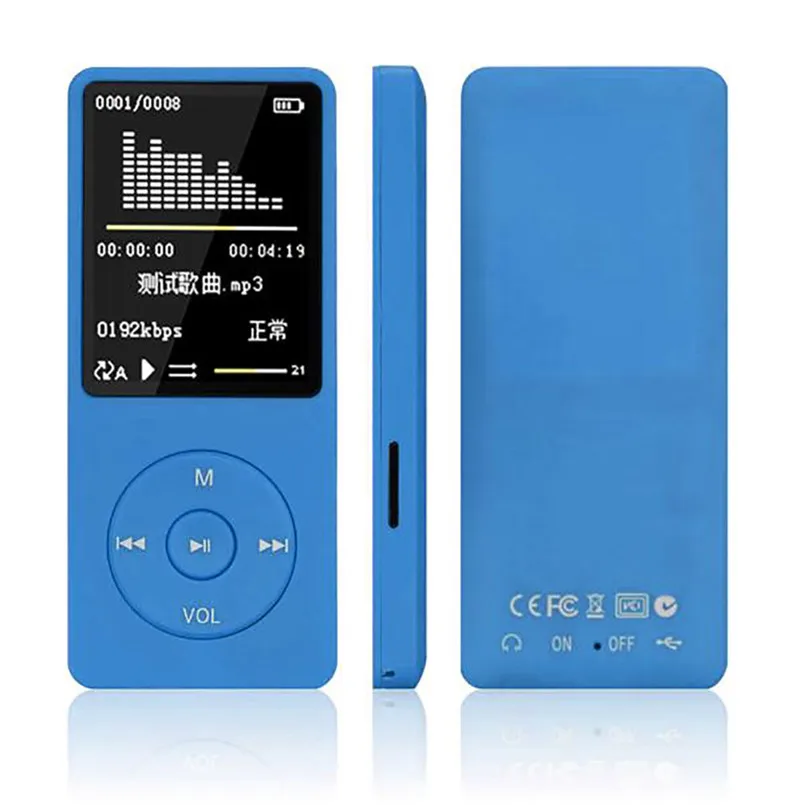 Portable Playback MP3 MP4 Lossless Sound Music Player FM Recorder TF Card Up to 128GB 3.5mm Audio Jack MP3 Player 40MAY1402