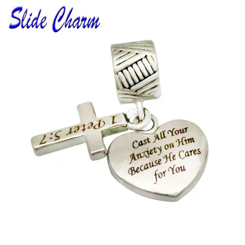 Charmed Craft Religious Charms Cross Charms Prayer God suitable for