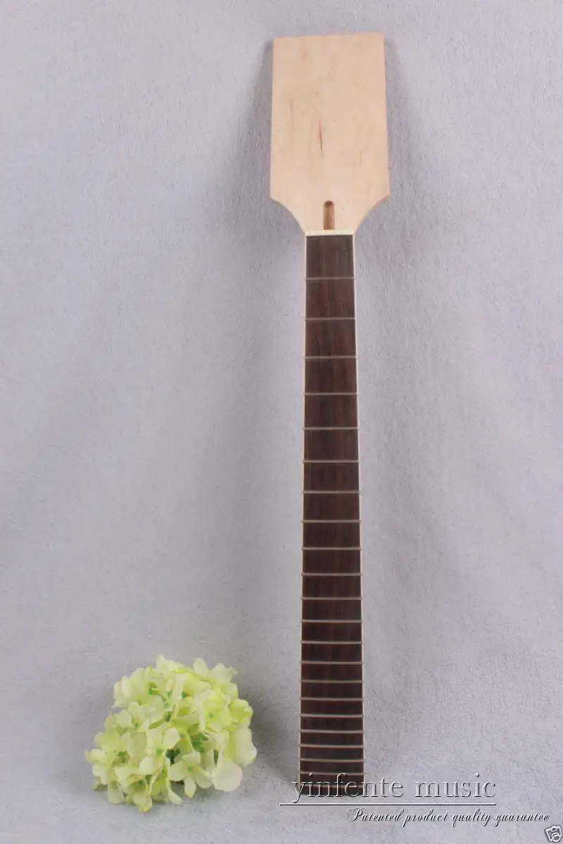 

7 string Electric guitar neck 22 fret Maple rose Fretboard Truss Rod Unfinished #874 nut width 44