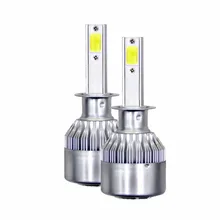 2 Pcs Car Headlight LED H7 H4 H8 H9 9005 HB4 9006 9007 H3 H1 880