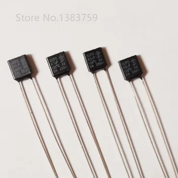

50pcs high quality square temperature fuse A3-F 125℃ 2A 250V RH125