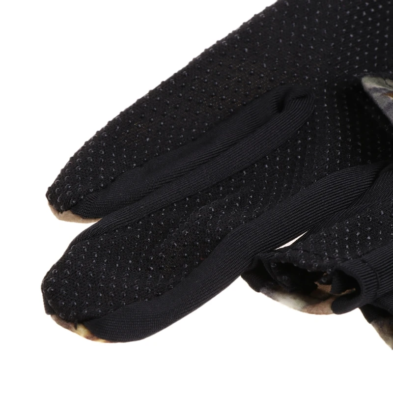 OOTDTY 1 пара 3 пальца противоскользящие нескользящие перчатки для рыбалки, уличные спортивные Рукавицы Охота Горячая