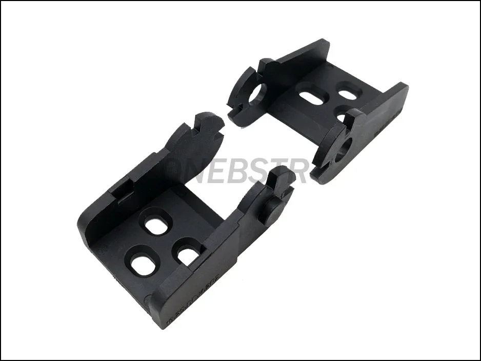 JFLO 1 Pair of 18x25 Semi Closed Inside Opening Drag Chain Joints towline end Connectors Plastic Cable Wire Carrier 6