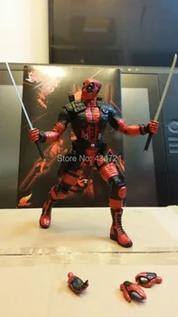 

Hot Sale Fire Toy Deadpool Wade Wilson Figure Toys Classic Superhero 10" PVC Action Figure Model Toys Gift