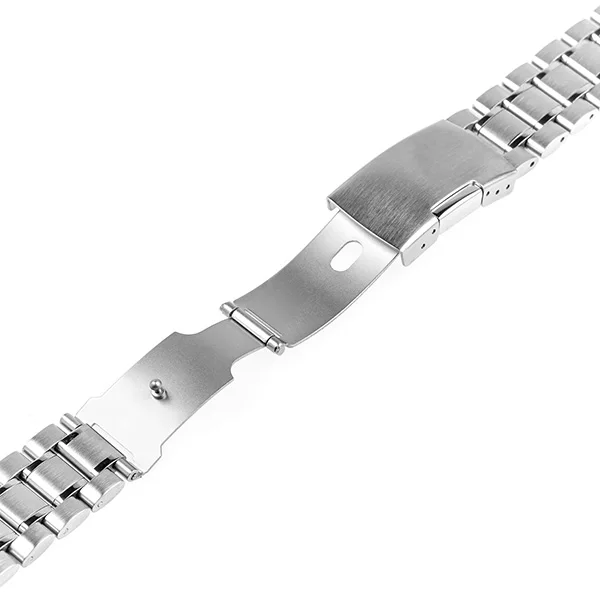Быстросъемный ремешок из нержавеющей стали для наручных часов Seiko Citizen Casio для мужчин и женщин, браслет из звеньев, черный, серебристый цвет, 18 мм, 20 мм, 22 мм