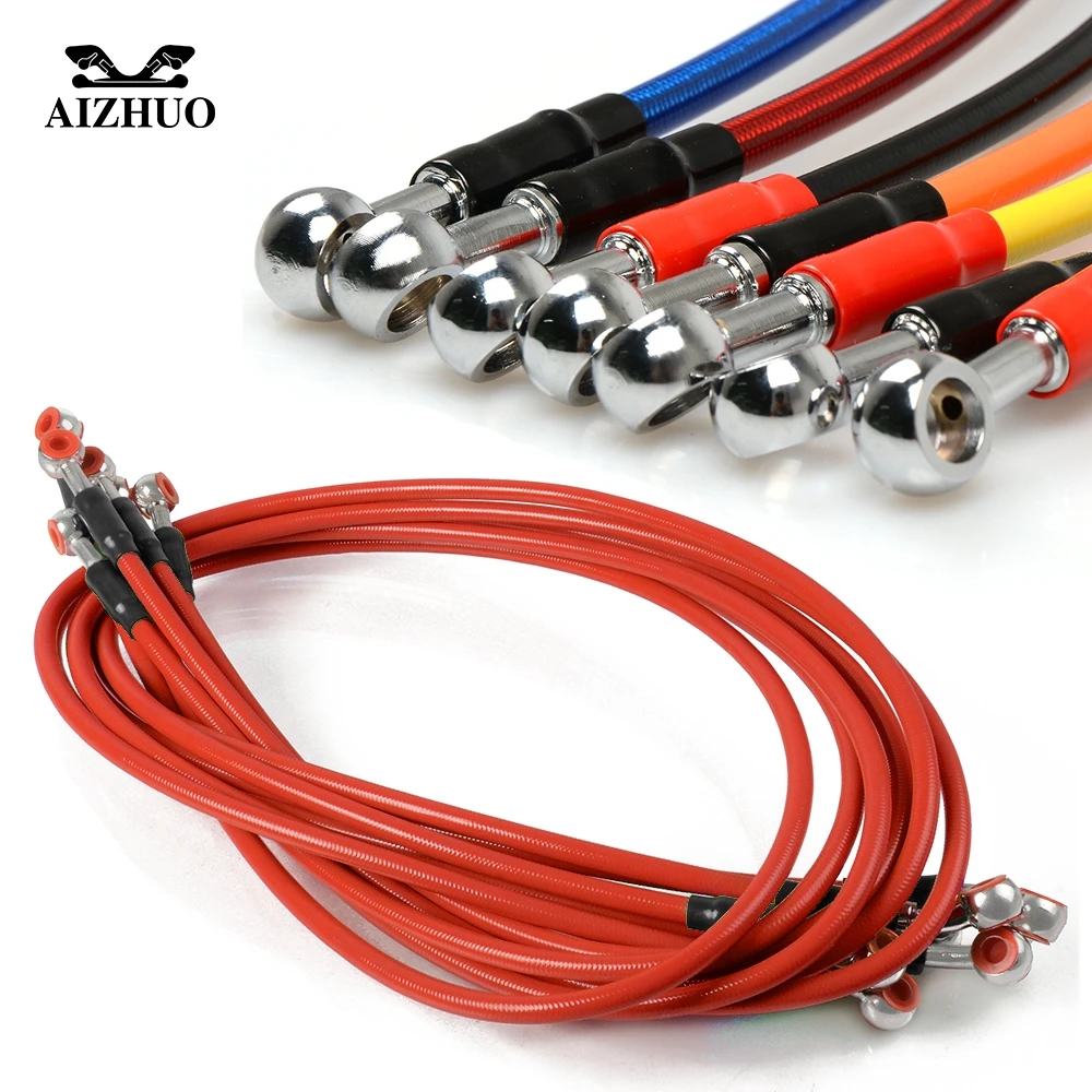 

Motorcycle Dirt Bike Braided Steel Hydraulic Brake line Clutch Oil Hose Tube for suzuki GSF 600S GSF650 BANDIT DL1000/V-STROM
