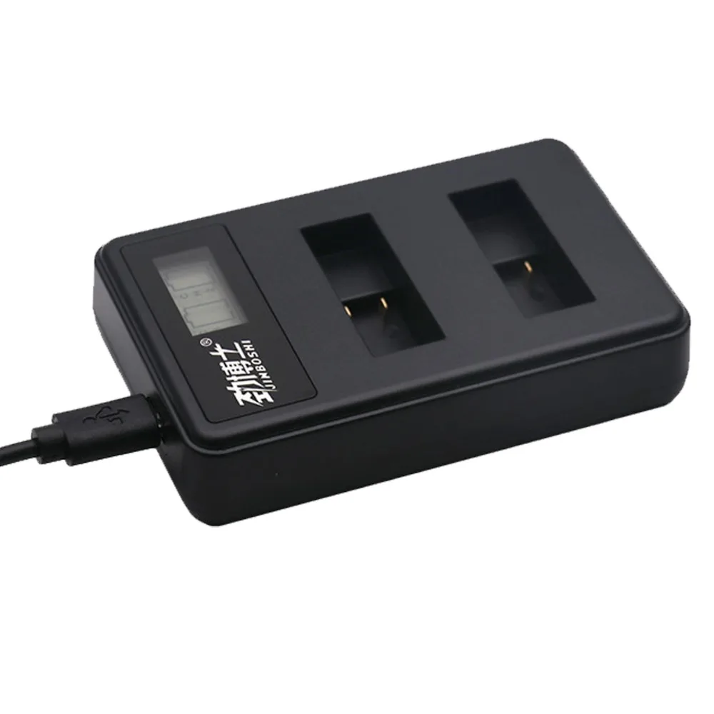 2 шт. AHDBT-501 AHDBT 501 аккумулятор с usb-зарядным устройством для GoPro Hero 7 6 5 черный для Go Pro 7 аксессуары для экшн-камеры