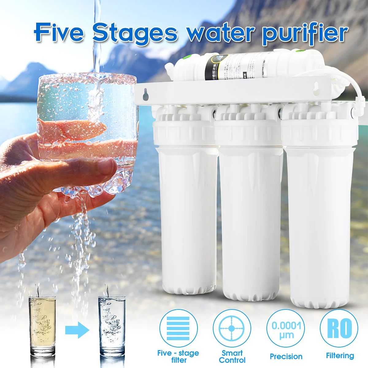 5 Stage Ultra Filtration System UF Home Purifier Drinking Water Filters Faucet Household Ultra Filtration Water Filter Kitchen 5 Stage Ultra Filtration System UF Home Purifier Drinking Water Filters Faucet Household Ultra Filtration Water Filter Kitchen